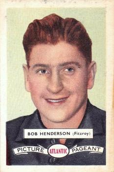 1958 Atlantic Petrol Stations Victorian League Stars #38 Bob Henderson Front
